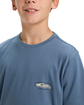 Boys EVO Border Line T-Shirt in China Blue