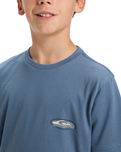 Boys EVO Border Line T-Shirt in China Blue