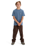 Boys EVO Border Line T-Shirt in China Blue