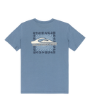 Boys EVO Border Line T-Shirt in China Blue