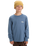 The Quiksilver Boys Boys EVO Border Lines Long Sleeve T-Shirt in China Blue