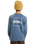 The Quiksilver Boys Boys EVO Border Lines Long Sleeve T-Shirt in China Blue