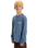 The Quiksilver Boys Boys EVO Border Lines Long Sleeve T-Shirt in China Blue