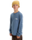 The Quiksilver Boys Boys EVO Border Lines Long Sleeve T-Shirt in China Blue