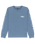 The Quiksilver Boys Boys EVO Border Lines Long Sleeve T-Shirt in China Blue