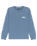 The Quiksilver Boys Boys EVO Border Lines Long Sleeve T-Shirt in China Blue