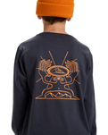 Boys EVO Rituals Long Sleeve T-Shirt in India Ink