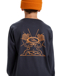 Boys EVO Rituals Long Sleeve T-Shirt in India Ink