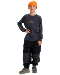 Boys EVO Rituals Long Sleeve T-Shirt in India Ink