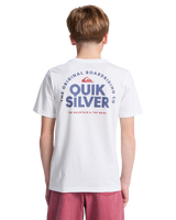 The Quiksilver Boys Boys Fundamental Ride T-Shirt in White