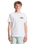 Boys Palm Horizon T-Shirt in White