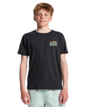 The Quiksilver Boys Boys Cosmic Character T-Shirt in Black
