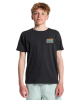 The Quiksilver Boys Boys Cosmic Character T-Shirt in Black