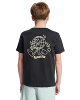 The Quiksilver Boys Boys Cosmic Character T-Shirt in Black