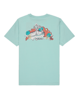 Boys Skeleton Ride T-Shirt in Blue Haze