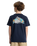 The Quiksilver Boys Boys Skeleton Ride T-Shirt in Dark Navy