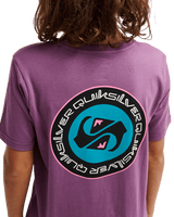 The Quiksilver Boys Boys Duality T-Shirt in Grape Jam