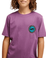 The Quiksilver Boys Boys Duality T-Shirt in Grape Jam