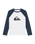The Quiksilver Boys Boys Comp Raglan Long Sleeve T-Shirt in Dark Navy