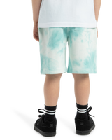 The Quiksilver Boys Boys Tie Dye Jogger Shorts in Marine Blue