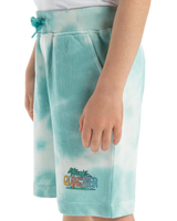 The Quiksilver Boys Boys Tie Dye Jogger Shorts in Marine Blue