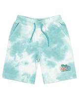 The Quiksilver Boys Boys Tie Dye Jogger Shorts in Marine Blue