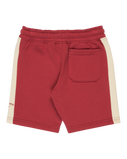 Boys Knowledge Aera Joggers Shorts in Burnt Russet