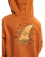 The Quiksilver Boys Boys Rainmaker Hoodie in Bran
