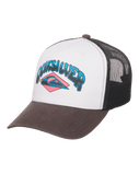 Boys Decades Trucker Cap in Microchip