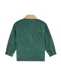 The Quiksilver Boys Boys Heelflip Cord Jacket in Forest