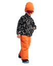 The Quiksilver Boys Boys No Destination Fleece Jacket in Black