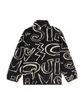 The Quiksilver Boys Boys No Destination Fleece Jacket in Black