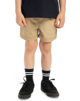 The Quiksilver Boys Boys Taxer Walkshorts in Khaki