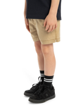 The Quiksilver Boys Boys Taxer Walkshorts in Khaki