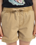 The Quiksilver Boys Boys Taxer Walkshorts in Khaki