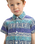 The Quiksilver Boys Boys Global Heat Shirt in Aqua Sky Global Heat