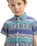 The Quiksilver Boys Boys Global Heat Shirt in Aqua Sky Global Heat