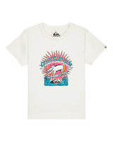 Boys EV Animal Surfer T-Shirt in Snow White