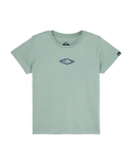The Quiksilver Boys Boys Lantern T-Shirt in Iceberg Green