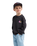 The Quiksilver Boys Boys Kingpin Long Sleeve T-Shirt in Tarmac