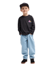 The Quiksilver Boys Boys Kingpin Long Sleeve T-Shirt in Tarmac