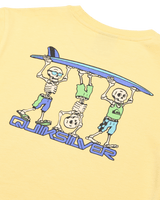 The Quiksilver Boys Boys Trucks T-Shirt in Straw