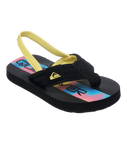 Boys Molokai Layback Toddler Flip Flops in Black Holmes