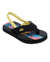 Boys Molokai Layback Toddler Flip Flops in Black Holmes