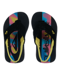 Boys Molokai Layback Toddler Flip Flops in Black Holmes
