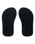 Boys Molokai Layback Toddler Flip Flops in Black Holmes