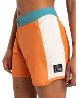 The Quiksilver Womens Collection Womens Original Arch Boardshorts in Coral Gold