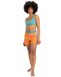 The Quiksilver Womens Collection Womens Original Arch Boardshorts in Coral Gold