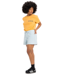 Denim Shorts in Ice Flow