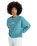 The Quiksilver Womens Collection Womens Tropic Day Sponge Fleece Sweatshirt in Brittany Blue